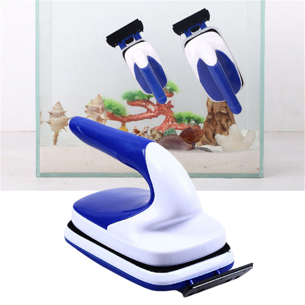 Marine Aquarium Glass Cleaner - Spazzola magnetica galleggiante pratica per acquario