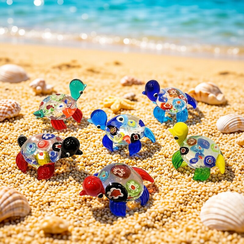 Marine Aquarium Europe - Creative Carino Tartaruga di Mare Figurine