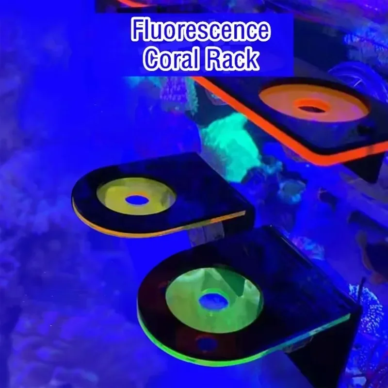 Marine Aquarium Reef - Staffe per corallo fluorescente acrilico per