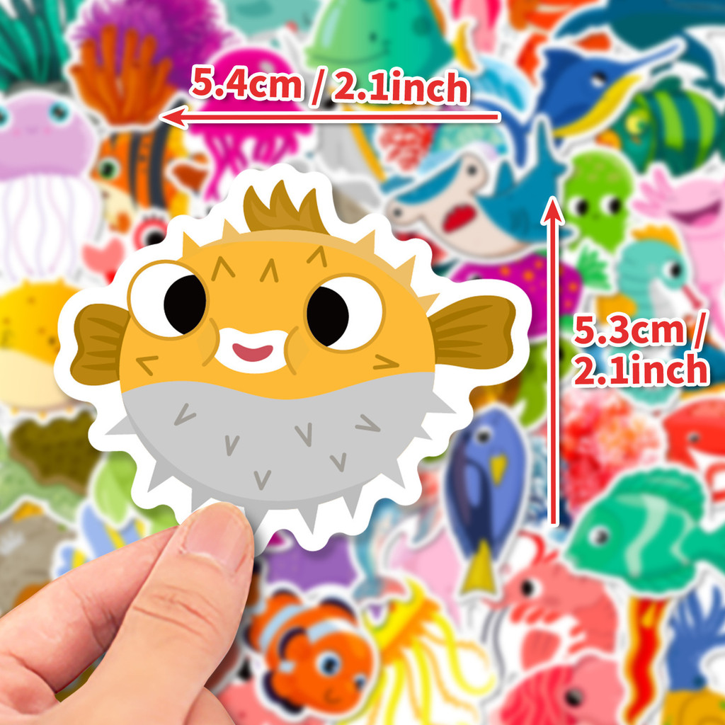50 Adesivi con Animali Marini  - Marine Aquarium Design recensione e prezzo
