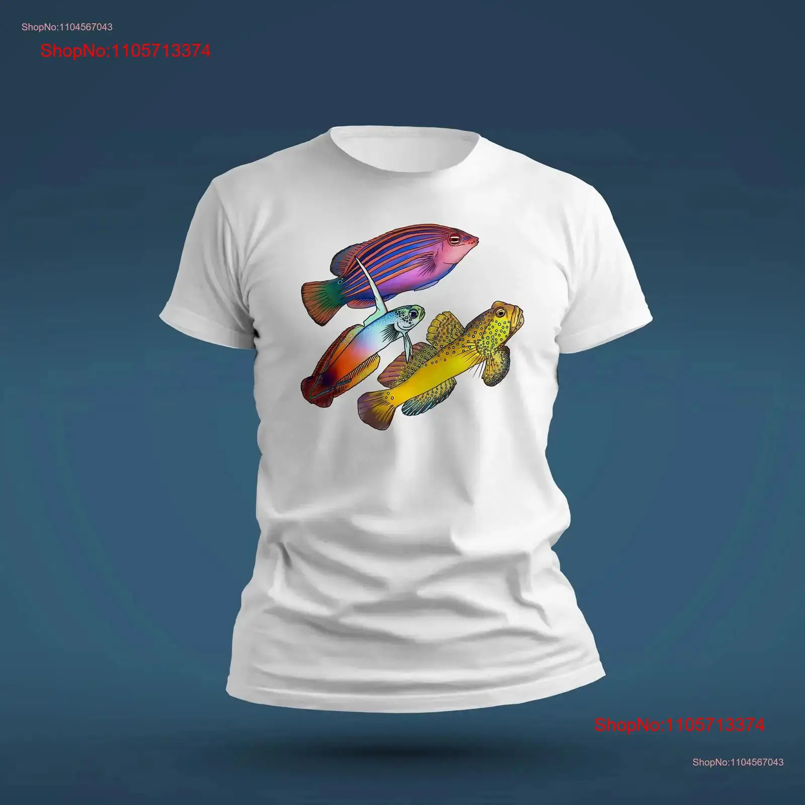 T-shirt vintage con stampa acq - Marine Aquarium Design recensione e prezzo