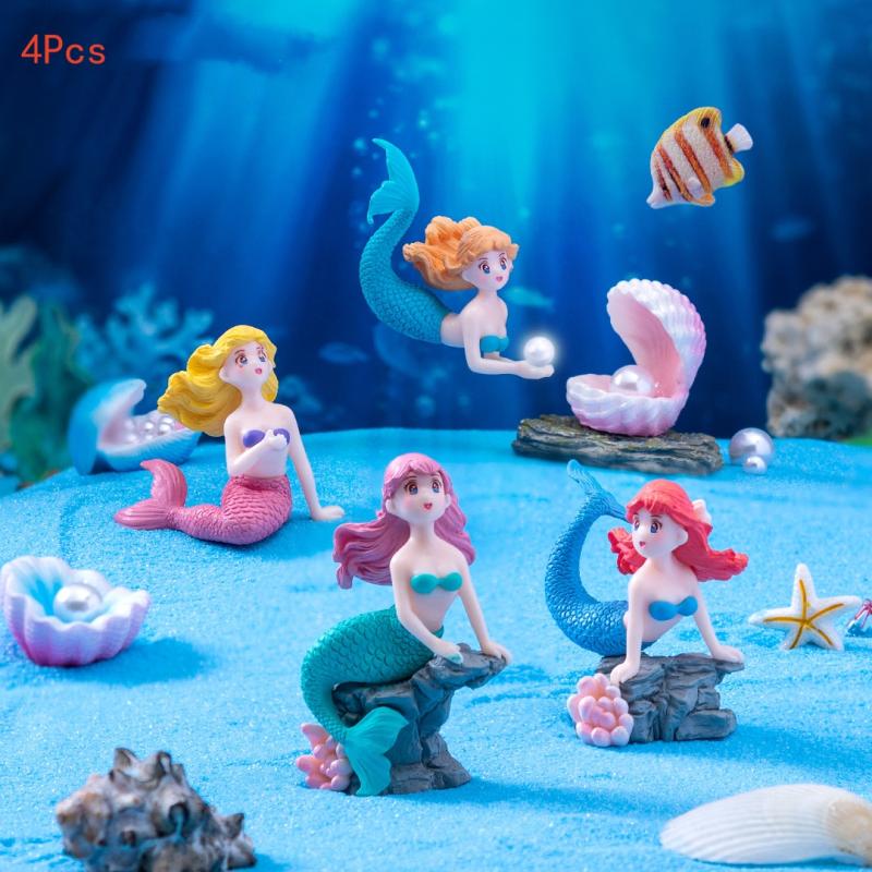 Set di 4 Ornamenti in Plastica - Marine Aquarium All In One recensione e prezzo