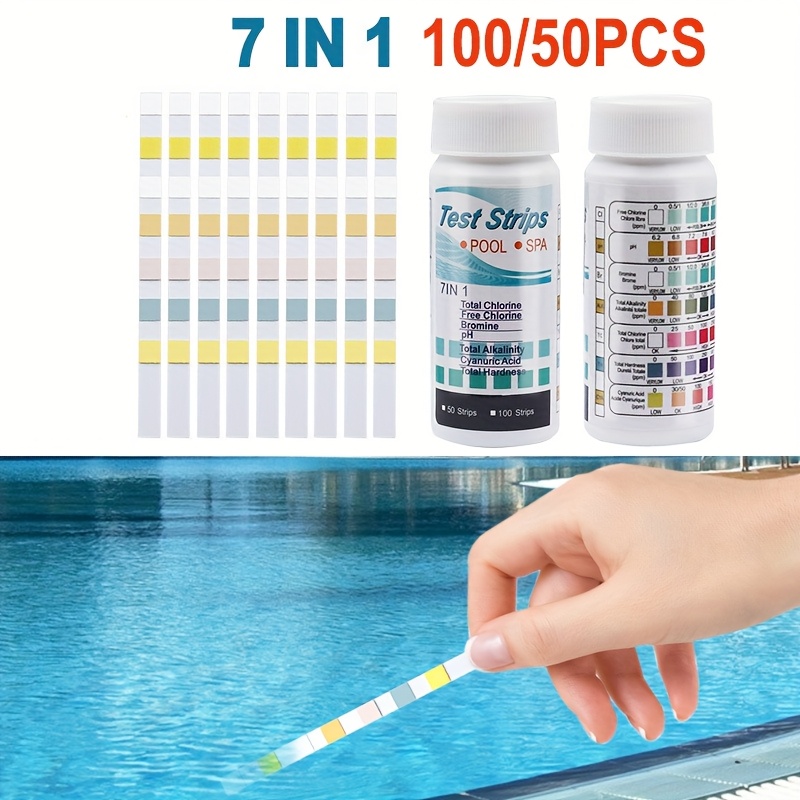 7-in-1 50/100pcs Piscina PH St - Marine Aquarium Water Testing recensione e prezzo