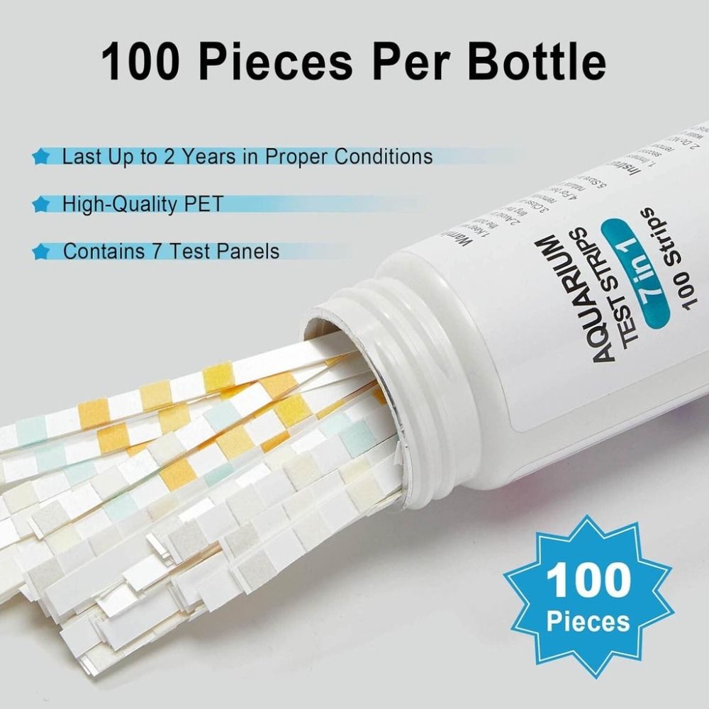 7 in 1 100 pezzi strisce reatt - Marine Aquarium Water Testing recensione e prezzo