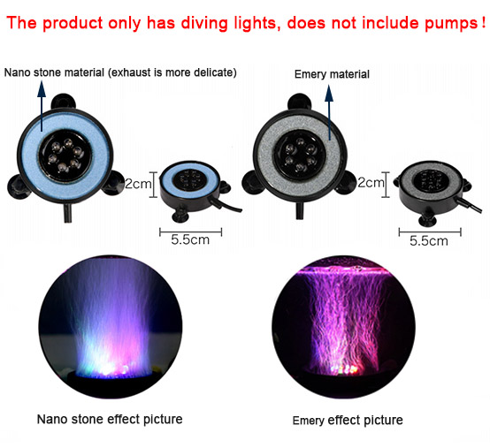 LED Aquarium Air Bubble Light  - Marine Aquarium Water Change recensione e prezzo