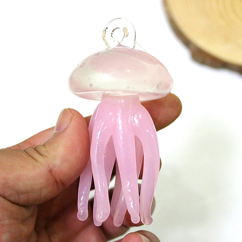 Ciondolo in vetro medusa rosa  - Marine Aquarium Europe recensione e prezzo
