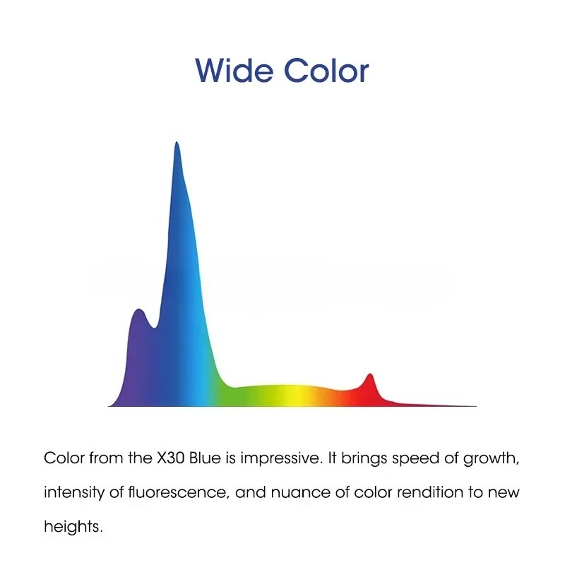 Commercio all'ingrosso X30 Blu - Aquarium Marine Blue recensione e prezzo