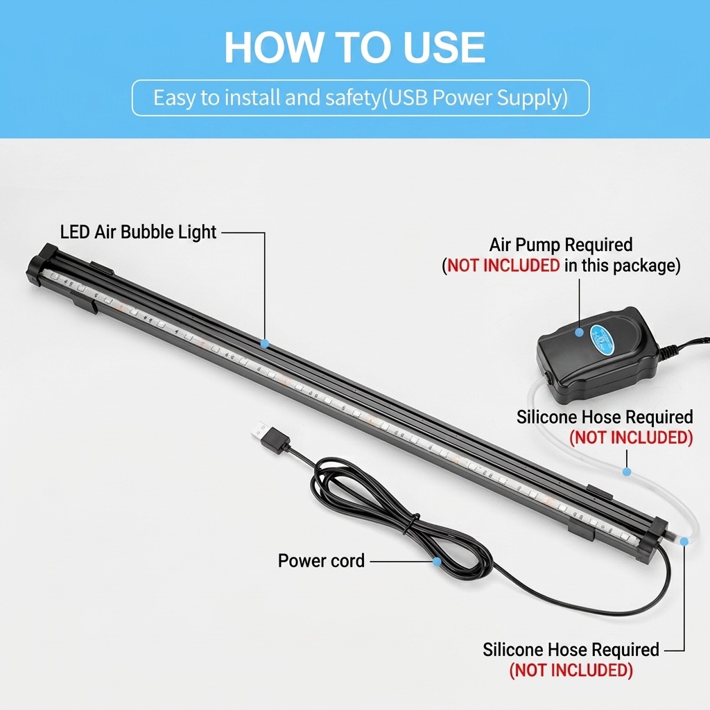 Lampada LED USB per Acquario c - Marine Aquarium Water Change recensione e prezzo