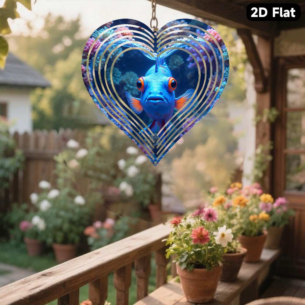 Campanella a vento 2D piatta,  - Aquarium Marine Blue recensione e prezzo