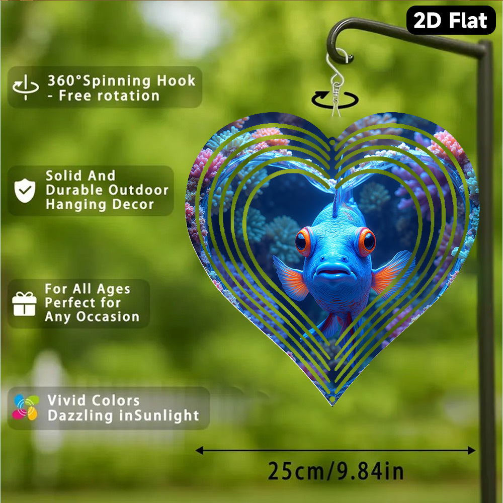 Campanella a vento 2D piatta,  - Aquarium Marine Blue recensione e prezzo